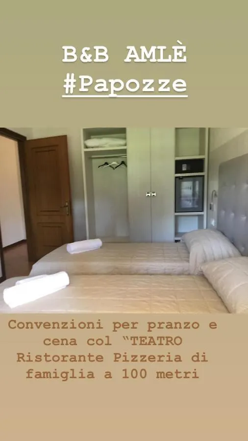 Bed & Breakfast Bed and Breakfast Amlè Papozze