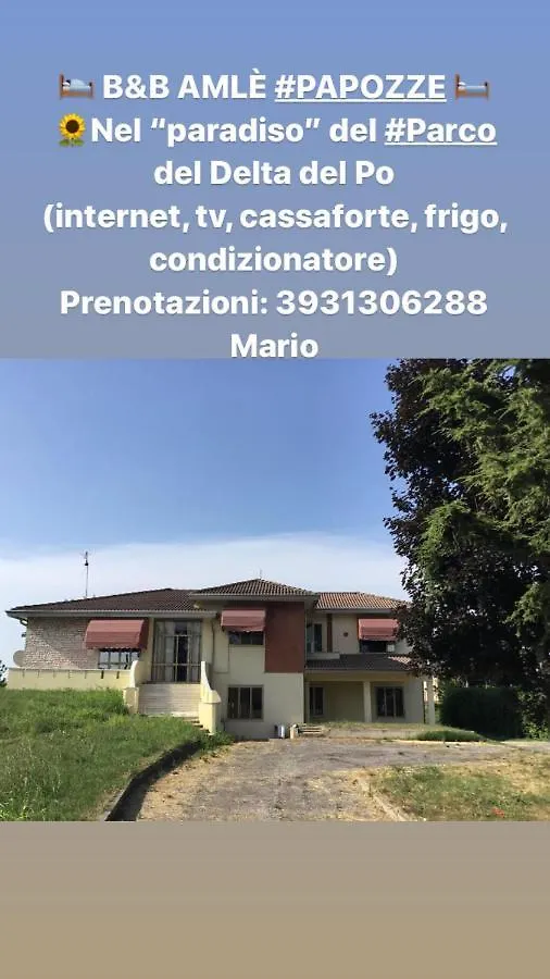 Bed and Breakfast Amlè Papozze Italia